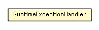 Package class diagram package RuntimeExceptionHandler