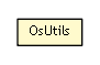 Package class diagram package OsUtils